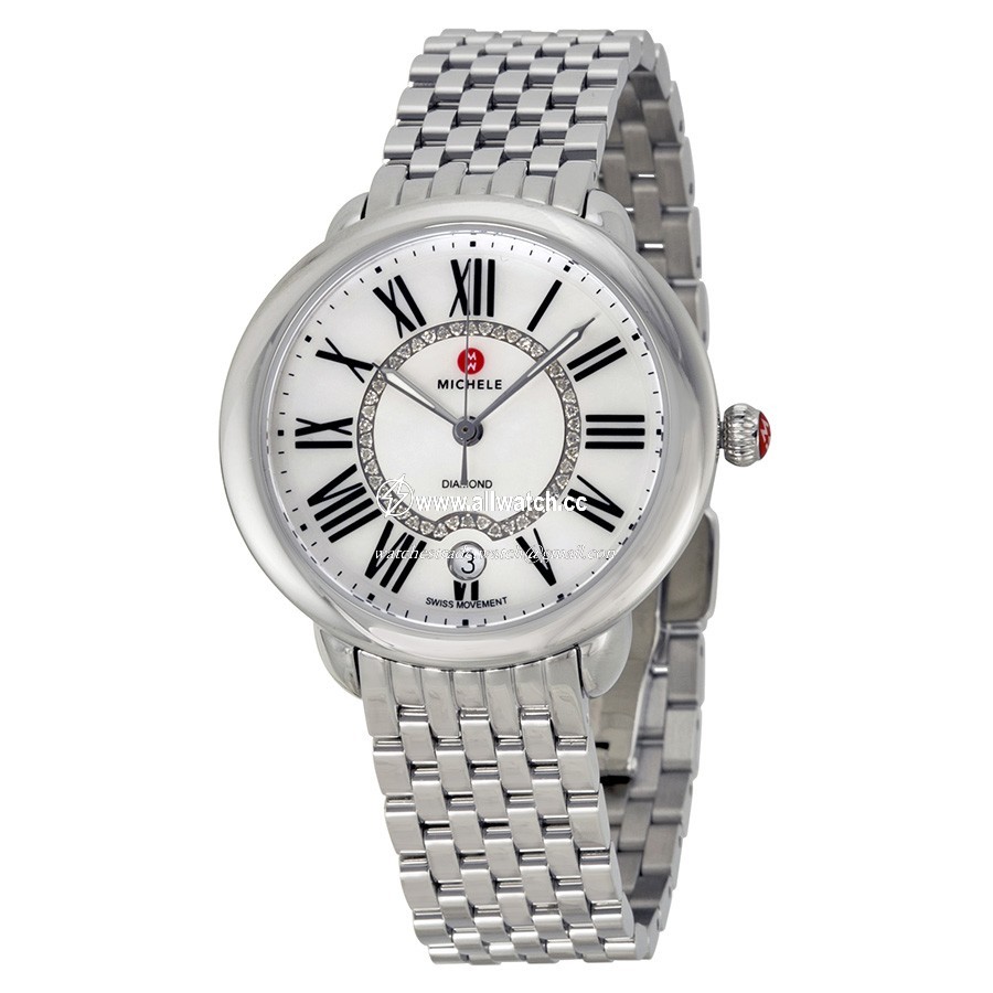 Michele MWW21B000009 Ladies Quartz Stainless Steel