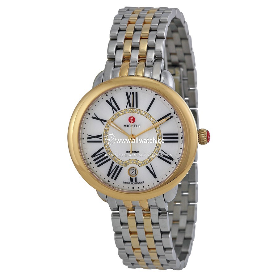 Michele MWW21B000015 Ladies Quartz Stainless Steel