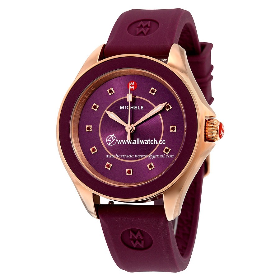 Michele MWW27A000002 Ladies Quartz Rose Gold-plated Stainless Steel