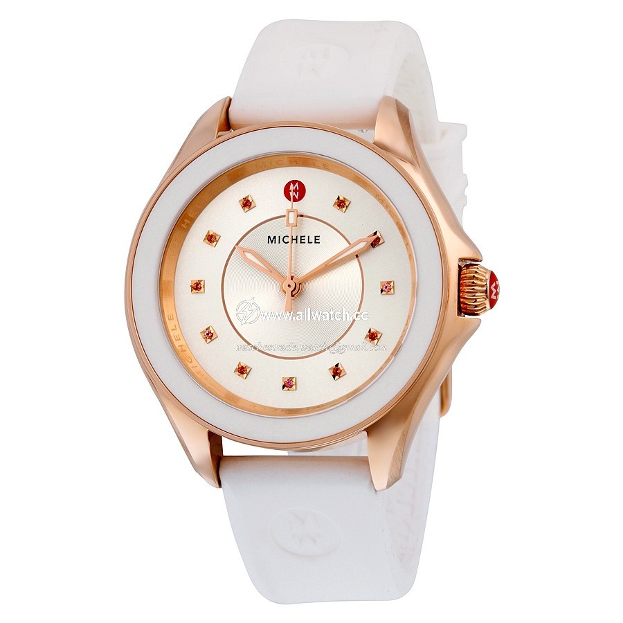 Michele MWW27A000004 Ladies Quartz Rose Gold-plated Stainless Steel