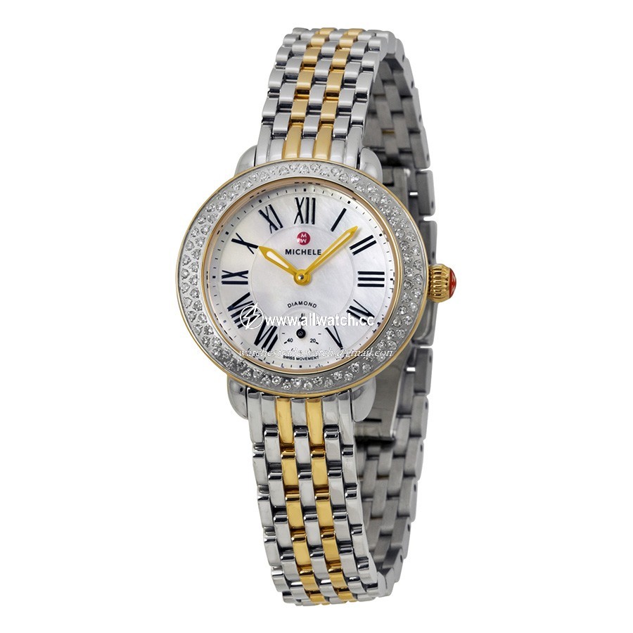 Michele 43 Serein Ladies Quartz Stainless Steel