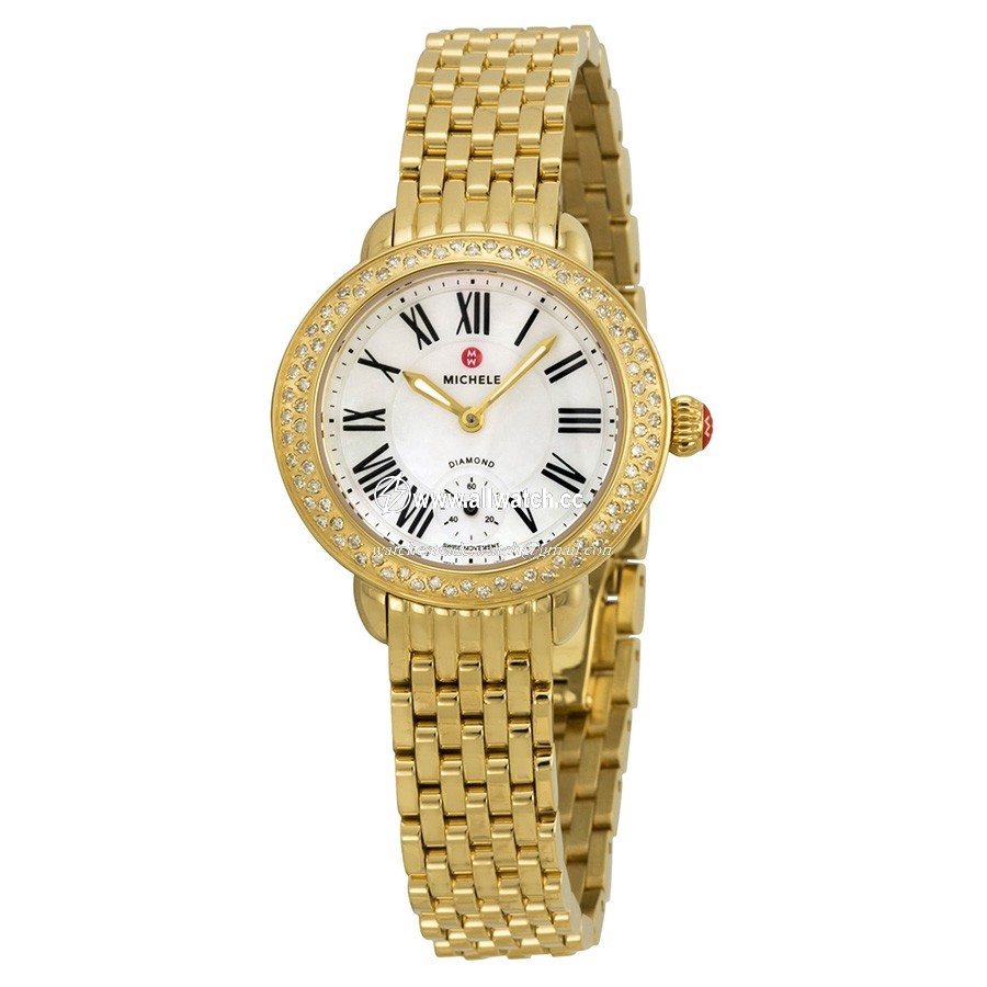 Michele MWW21E000013 Serein Ladies Quartz Gold PVD Stainless Steel