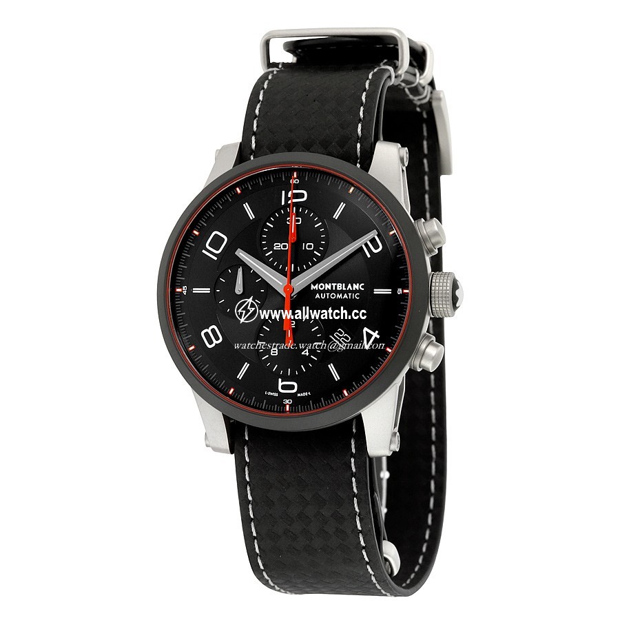 Montblanc 113827 Mens Automatic Microblasted Stainless Steel