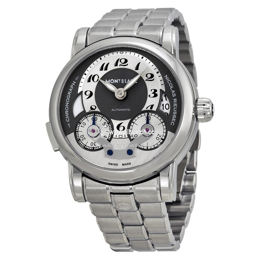 Montblanc 102336 Nicolas Rieussec Mens Hand Wind Stainless Steel