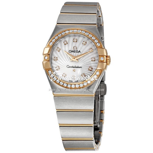 Omega 123.25.27.60.55.002 Constellation Ladies Quartz Stainless Steel