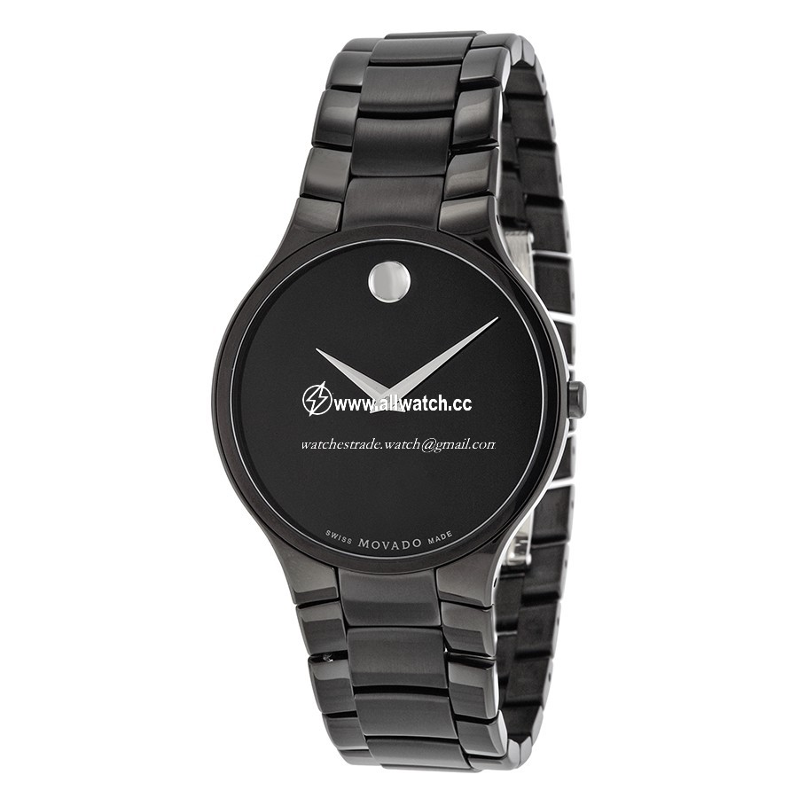 Movado 0606594 Unisex Quartz Black Ion-plated Stainless Steel