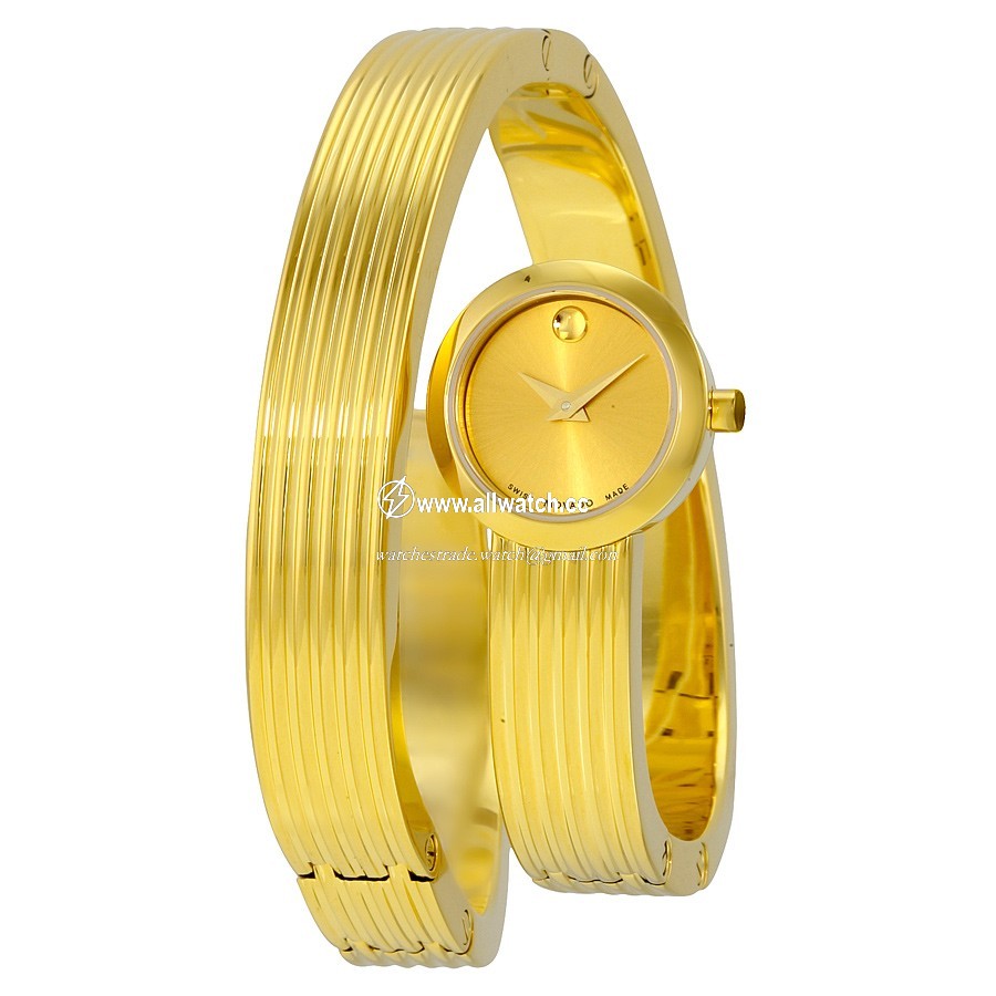 Movado 0606806 Ladies Quartz Yellow Gold PVD- finished Stainless Steel