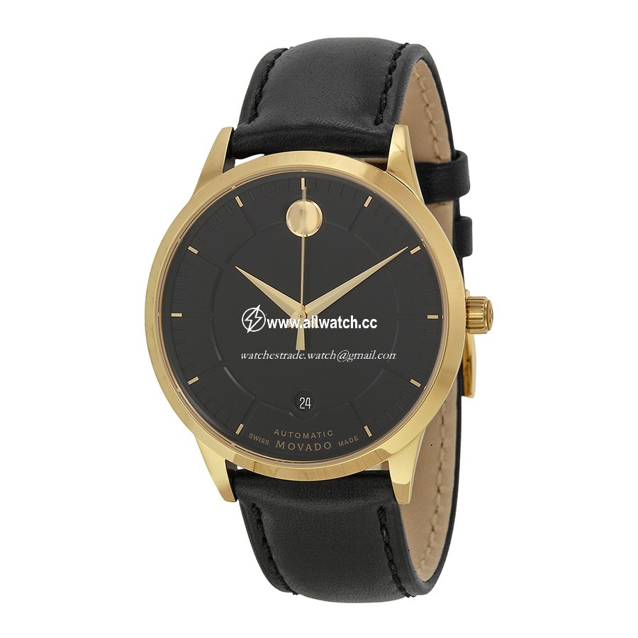 Movado 0606875 Mens Automatic Yellow Gold PVD Stainless Steel
