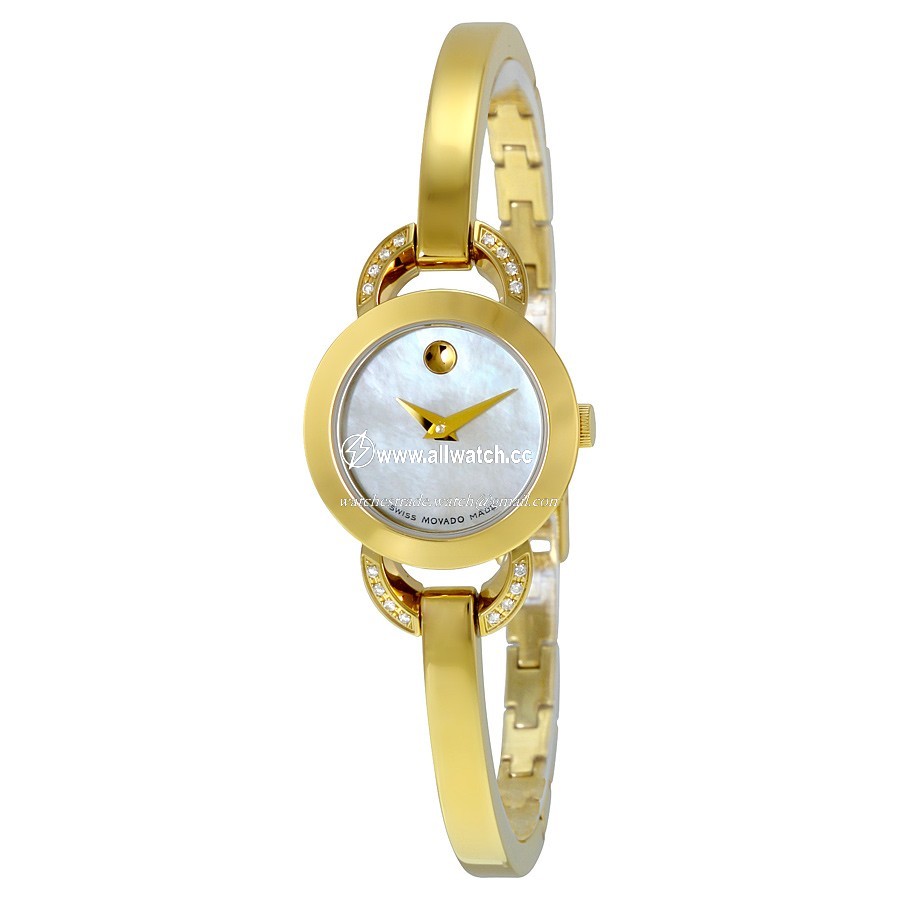 Movado 0606889 Ladies Quartz Yellow Gold PVD Stainless Steel
