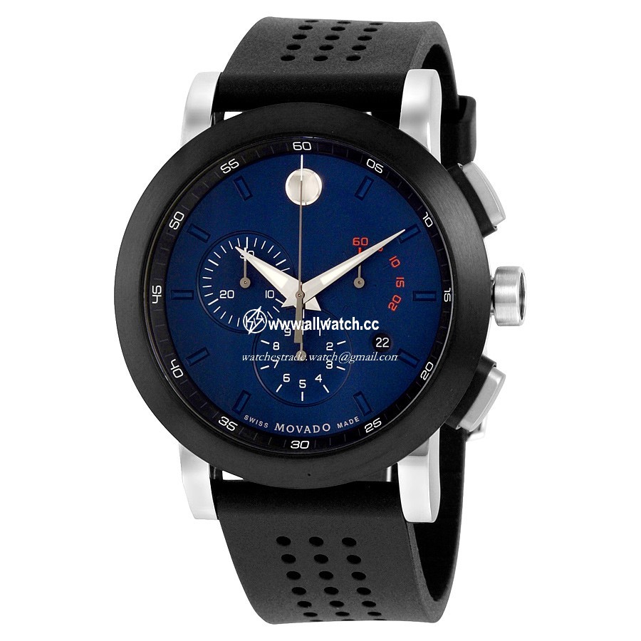 Movado 0607002 Mens Quartz Black PVD-finished Stainless Steel