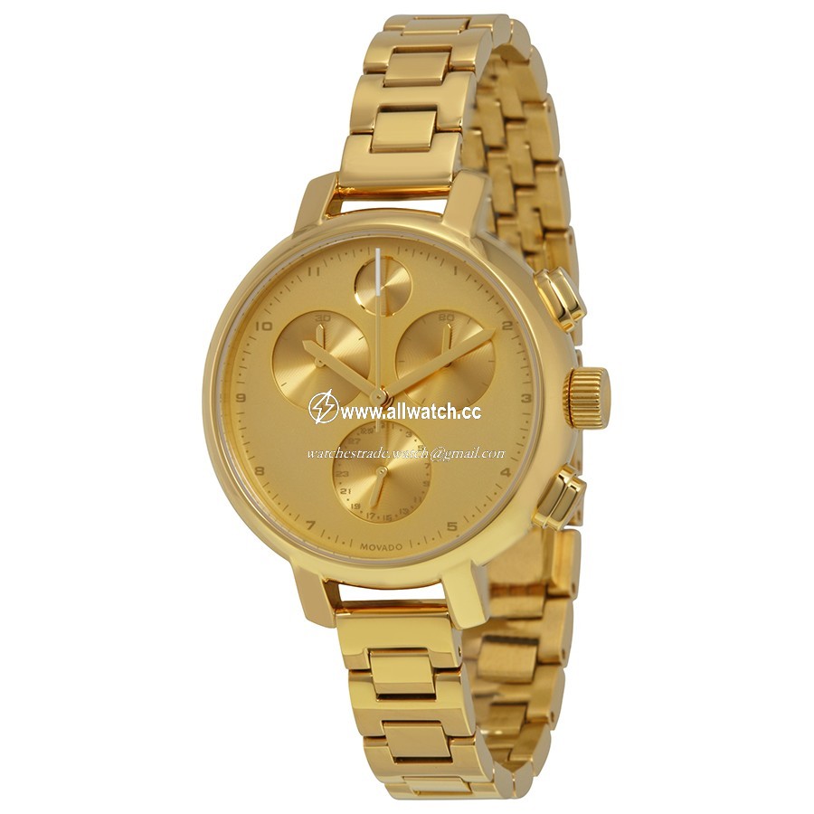 Movado 3600239 Ladies Quartz Gold-tone Stainless Steel