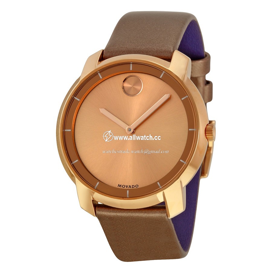 Movado 3600313 Ladies Quartz Rose Gold Ion-plated Stainless Steel