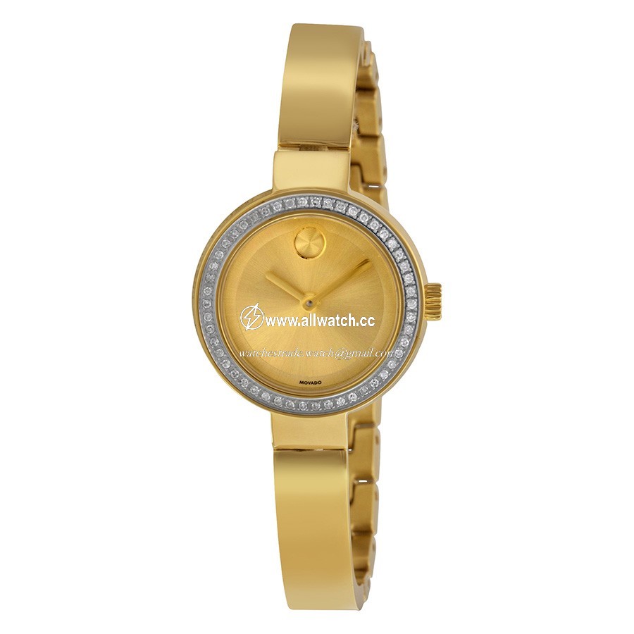 Movado 3600322 Ladies Quartz Yellow Gold-plated Stainless Steel