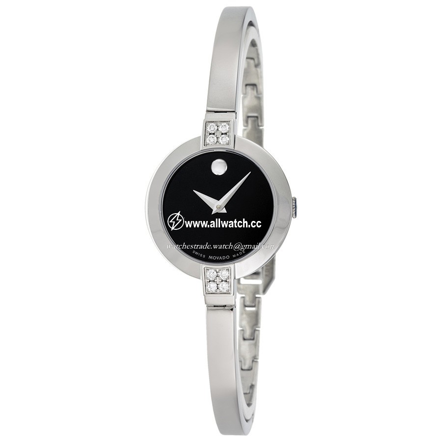 Movado 0605855 Bela Ladies Quartz Stainless Steel with Diamonds