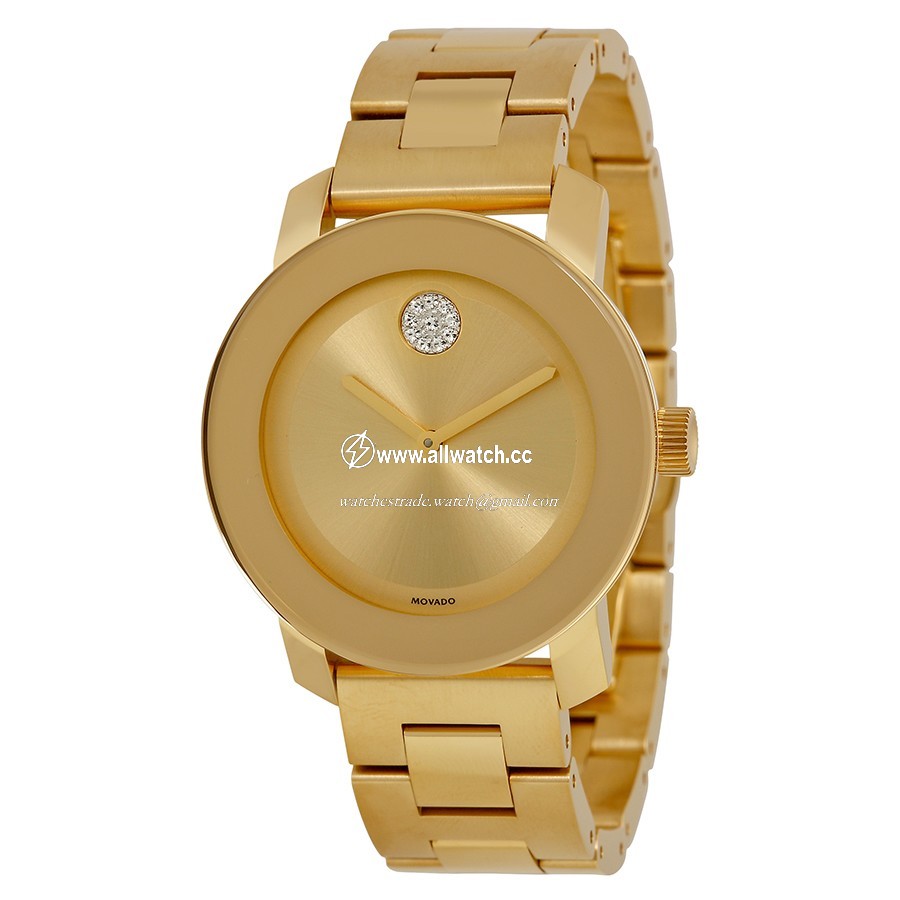 Movado 3600104 Bold Unisex Quartz Yellow Gold Ion-plated Stainless Steel