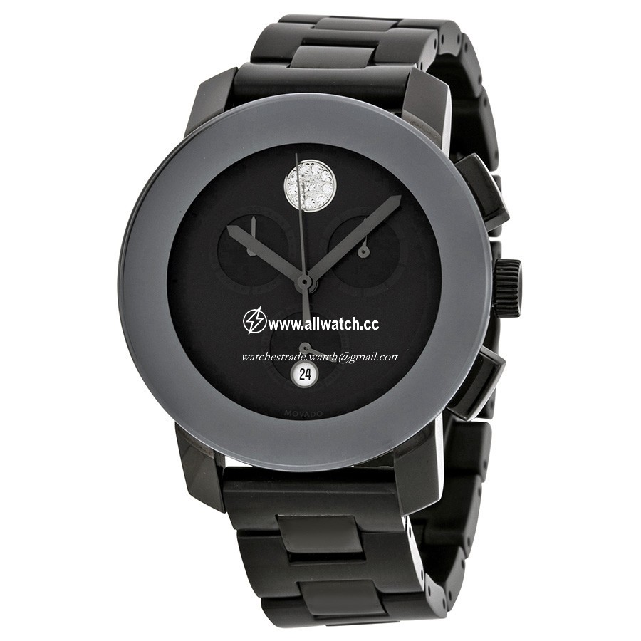 Movado 3600143 Bold Ladies Quartz Grey Ion-plated Stainless Steel