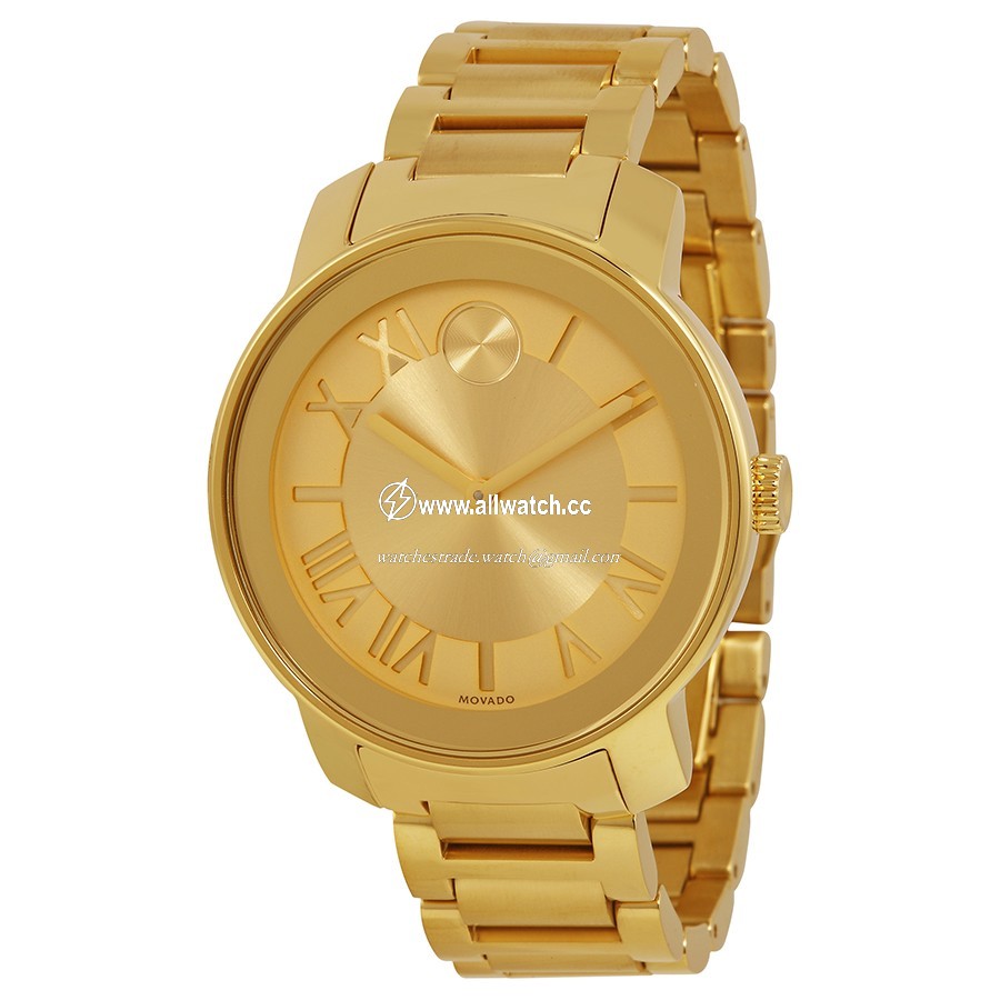 Movado 3600197 Bold Unisex Quartz Yellow Gold Ion-plated Stainless Steel