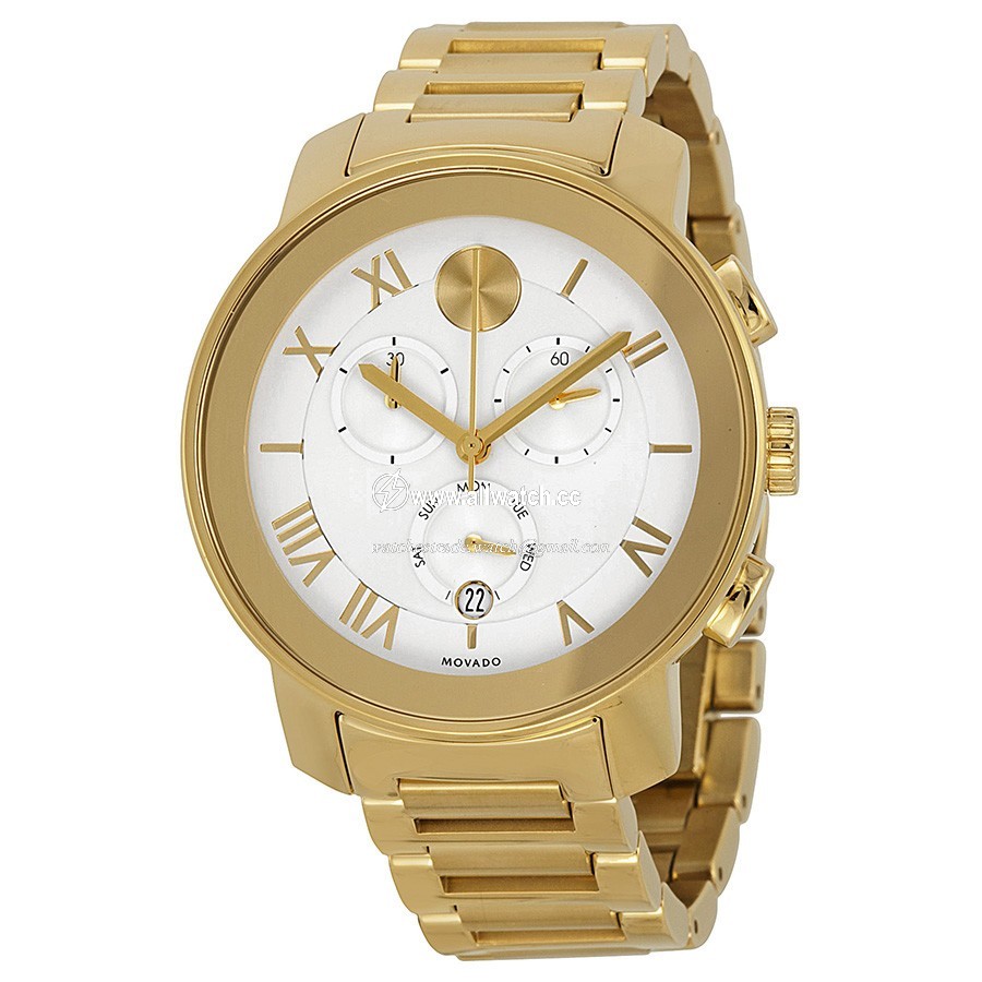 Movado 3600206 Bold Ladies Quartz Yellow Gold PVD Stainless Steel