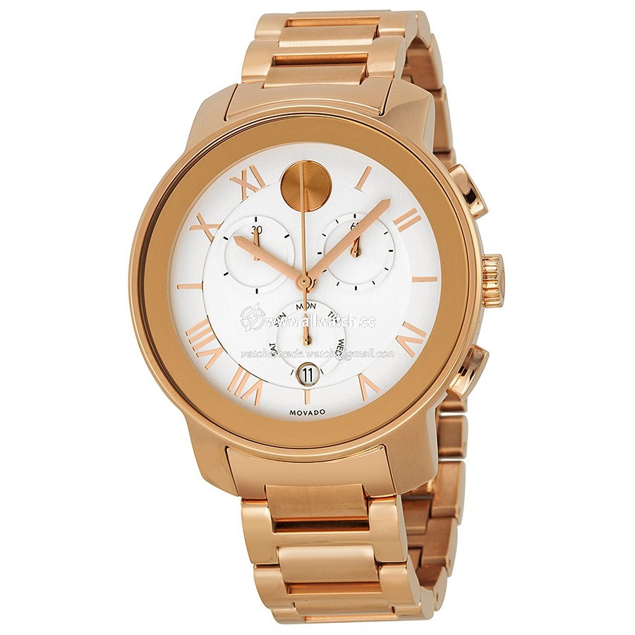 Movado 3600207 Bold Unisex Quartz Rose Gold PVD Stainless Steel