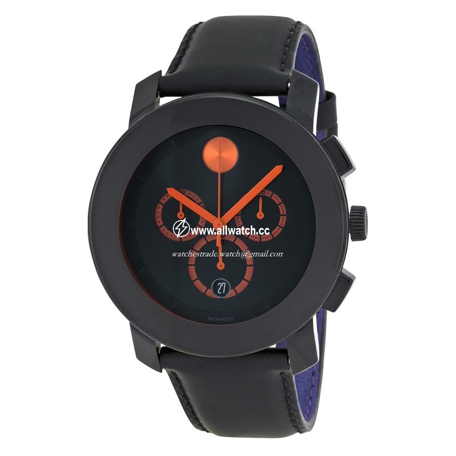 Movado 3600232 Bold Mens Quartz Black TR90 Composite
