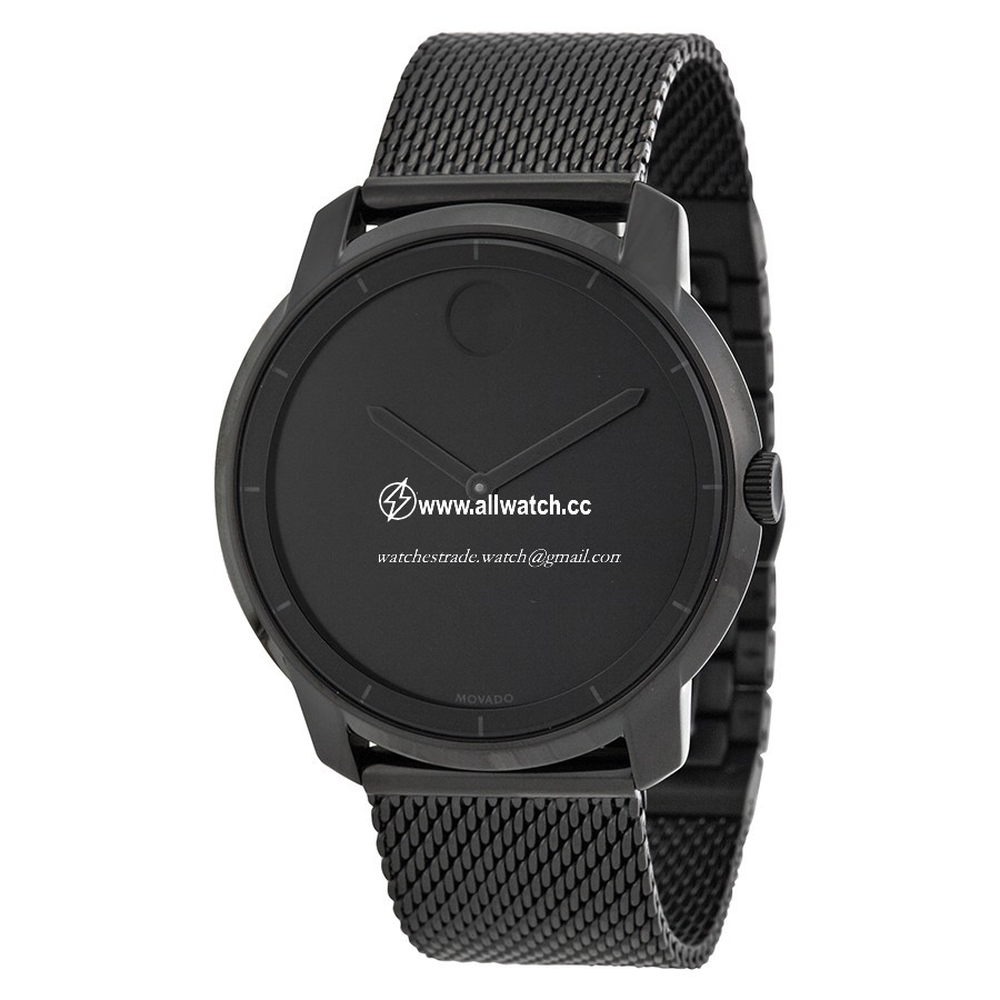 Movado 3600261 Bold Unisex Quartz Black Ion-plated Stainless Steel