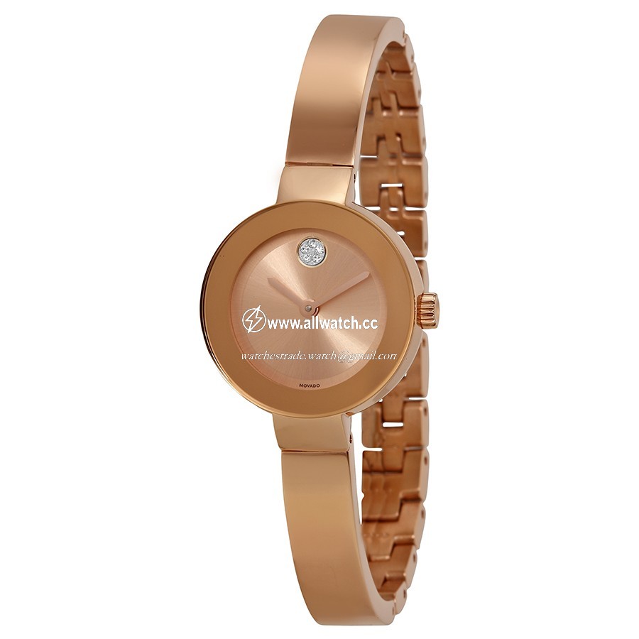 Movado 3600286 Bold Ladies Quartz Rose Gold-tone Stainless Steel