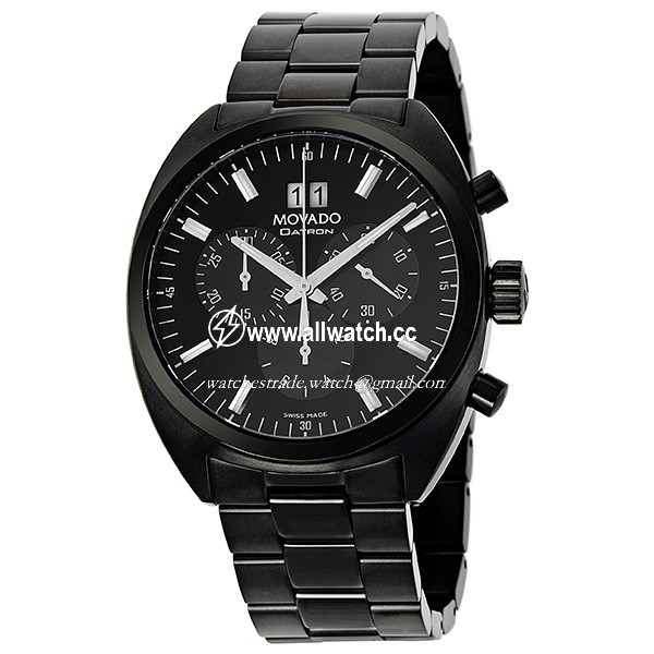 Movado 606535 Datron Mens Quartz Black PVD Stainless Steel