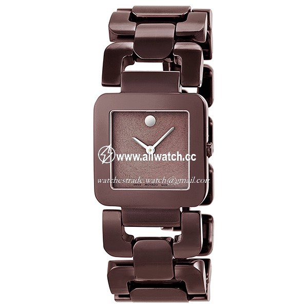 Movado 0606574 Luma Ladies Quartz Brown PVD Stainless Steel