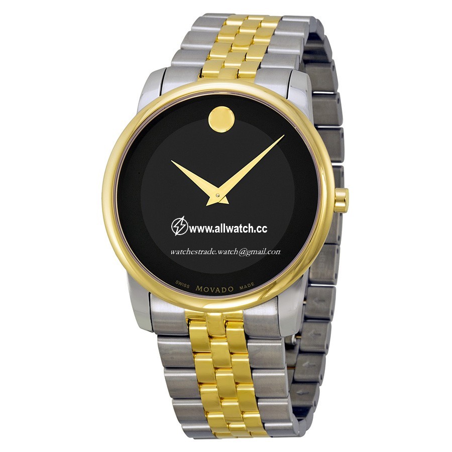 Movado 0606605 Museum Mens Quartz Two-tone Stainless Steel