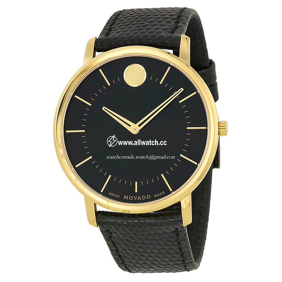 Movado 0606847 Museum Mens Quartz Yellow Gold Ion-plated Stainless Steel
