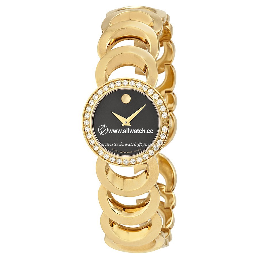Movado 0605529 Rondiro Ladies Quartz Gold-tone Stainless Steel