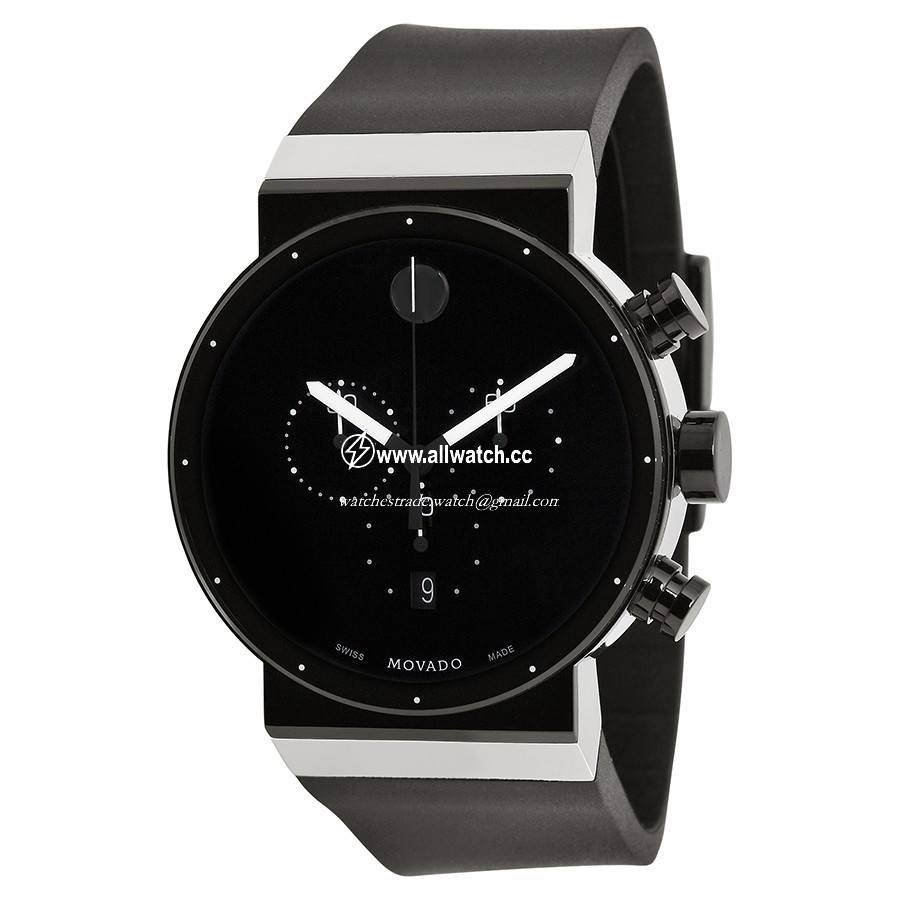 Movado 0606501 Sapphire Mens Quartz Black PVD Stainless Steel