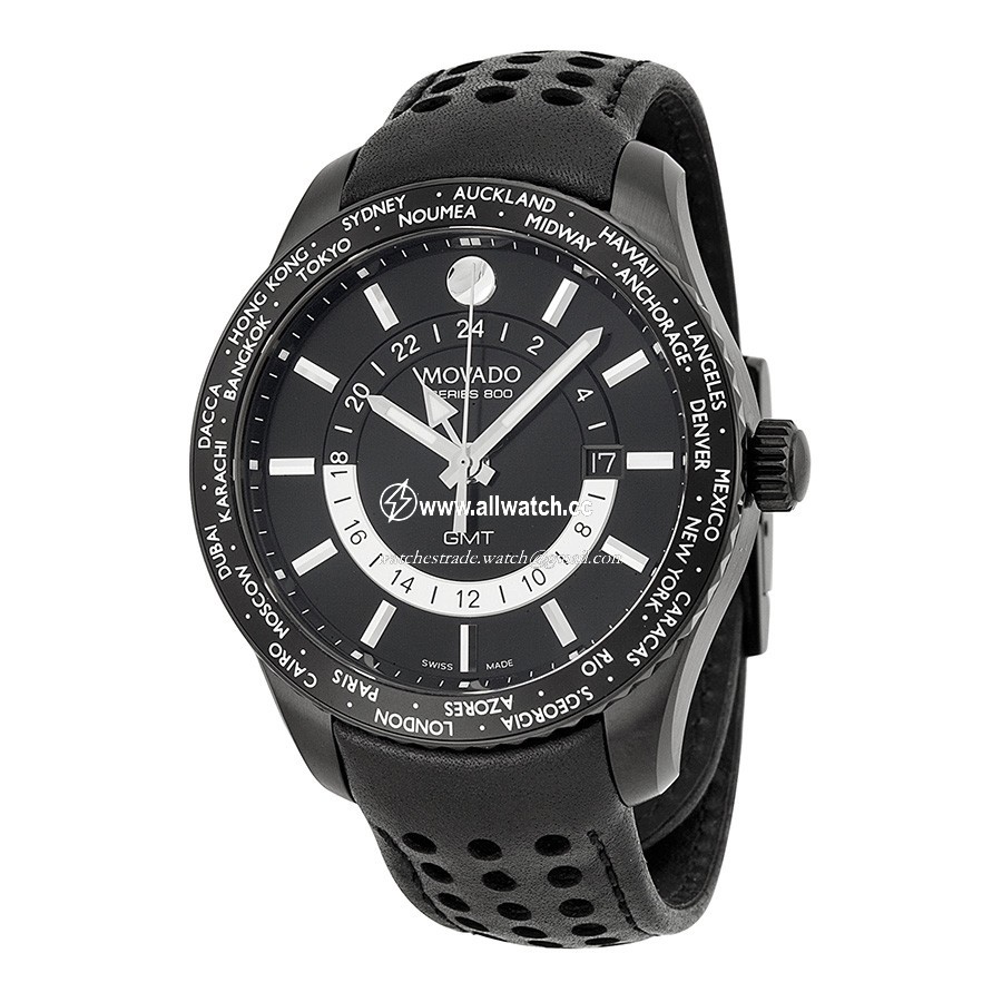 Movado 2600117 Series 800 Mens Quartz Black PVD Stainless Steel