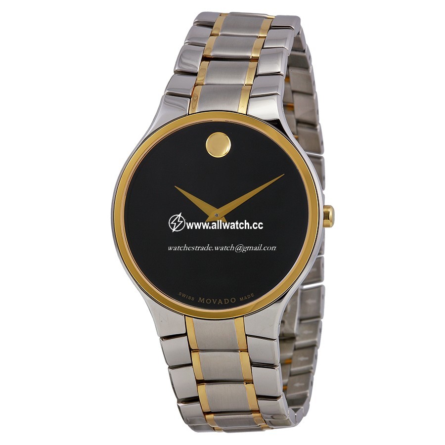 Movado 0606388 Serio Mens Quartz Two Tone Stainless Steel