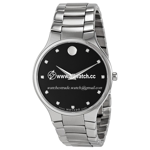 Movado 0606490 Serio Mens Quartz Stainless Steel