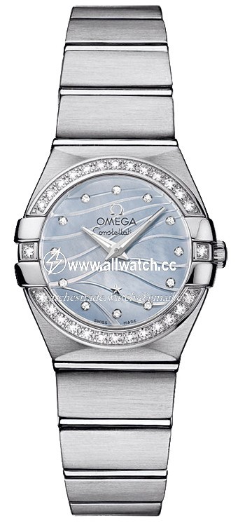 Omega 123.15.24.60.57.001 Ladies Quartz Brushed Polished Steel