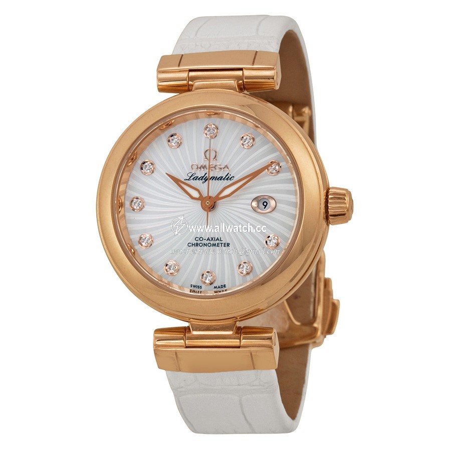 Omega 425.63.34.20.55.001 Ladies Automatic 18kt Rose Gold