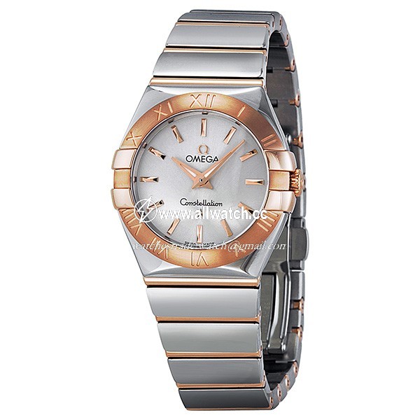 Omega 12320276002003 Constellation Ladies Quartz Stainless Steel and 18 Carat Gold