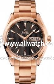 Omega 23150432206001 Seamaster Mens Automatic 18K Rose Gold