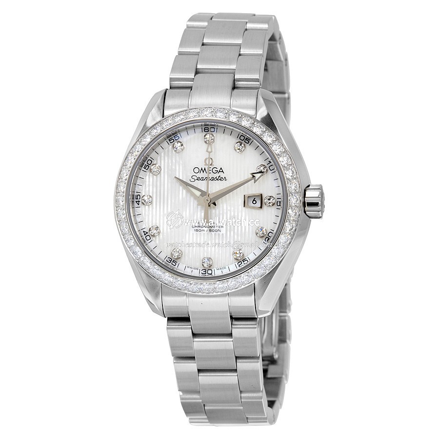 Omega 231.15.34.20.55.001 Seamaster Aqua Terra Ladies Automatic Stainless Steel