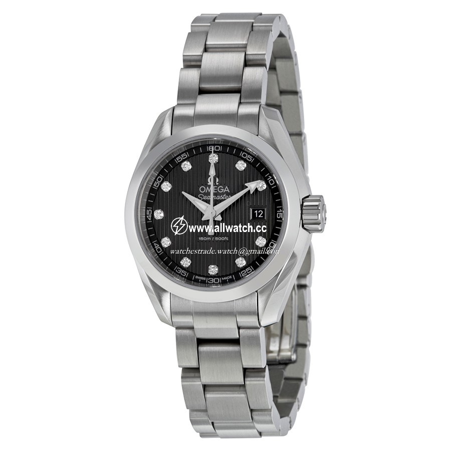 Omega 23110306056001 Seamaster Aqua Terra Ladies Quartz Stainless Steel