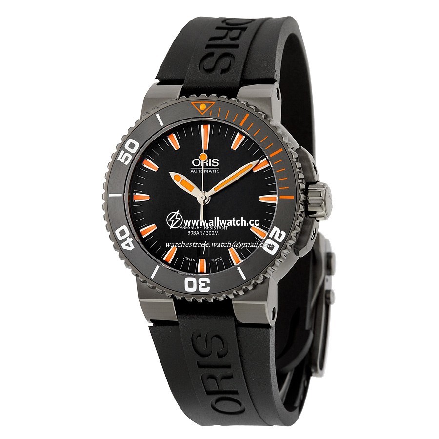 Oris 01 733 7653 4259-07 4 26 34GEB Mens Automatic Black Rubber