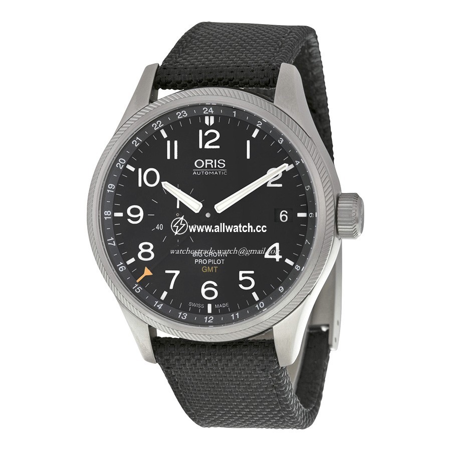 Oris 748-7710-4164BLKFS Mens Automatic Stainless Steel