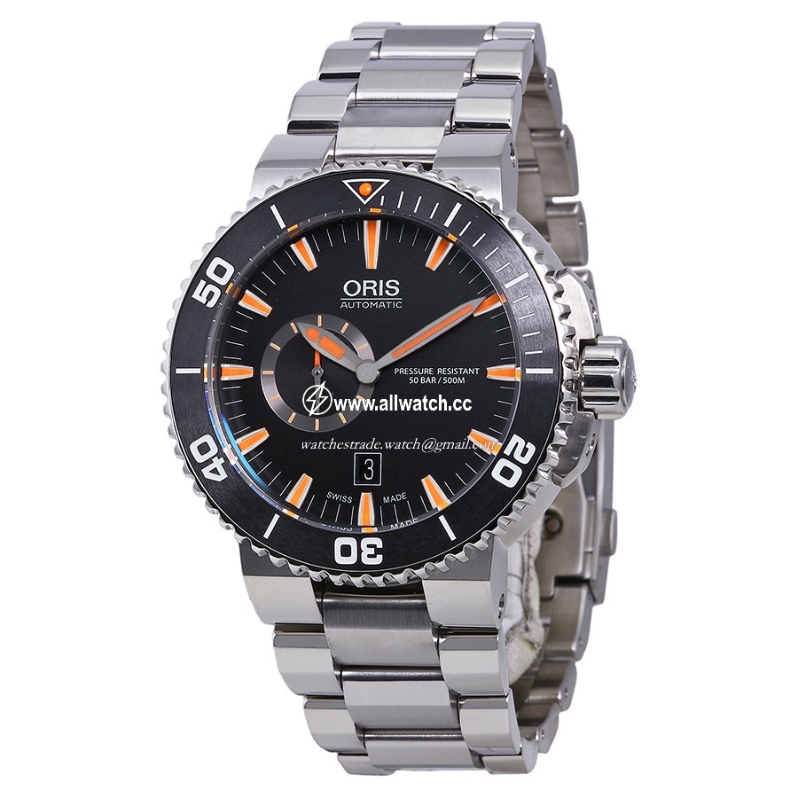 Oris 01 743 7673 4159-07 8 26 01PEB Aquis Mens Automatic Stainless Steel