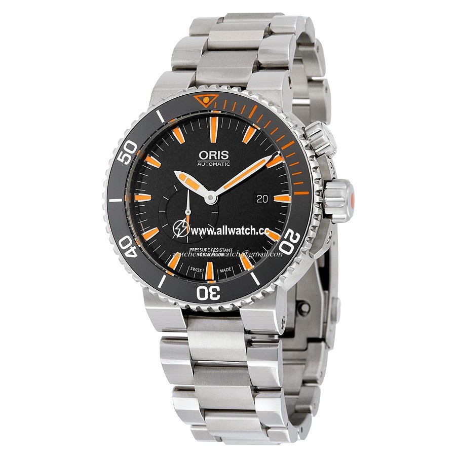 Oris 01 743 7709 7184-Set MB Aquis Mens Automatic Titanium