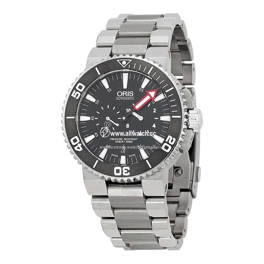 Oris 01 749 7677 7154-Set Aquis Mens Automatic Titanium