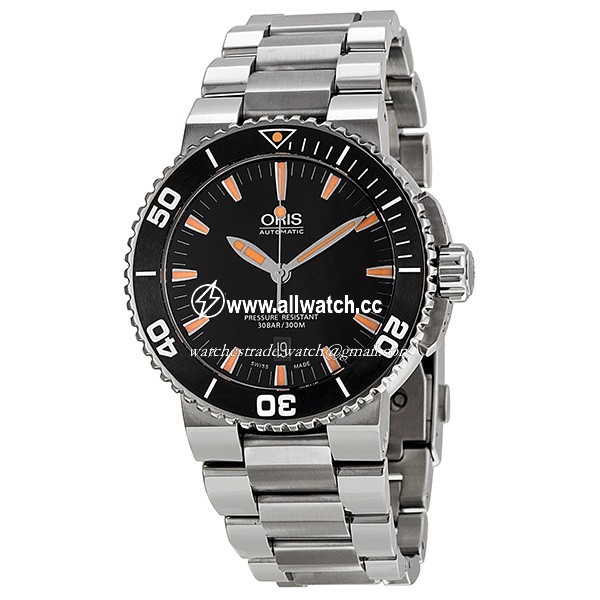 Oris 733-7653-4159MB Aquis Mens Automatic Stainless Steel