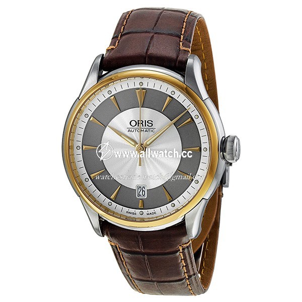 Oris 01 733 7591 4351 07 5 21 70FC Artelier Mens Automatic Gold-tone PVD Stainless Steel