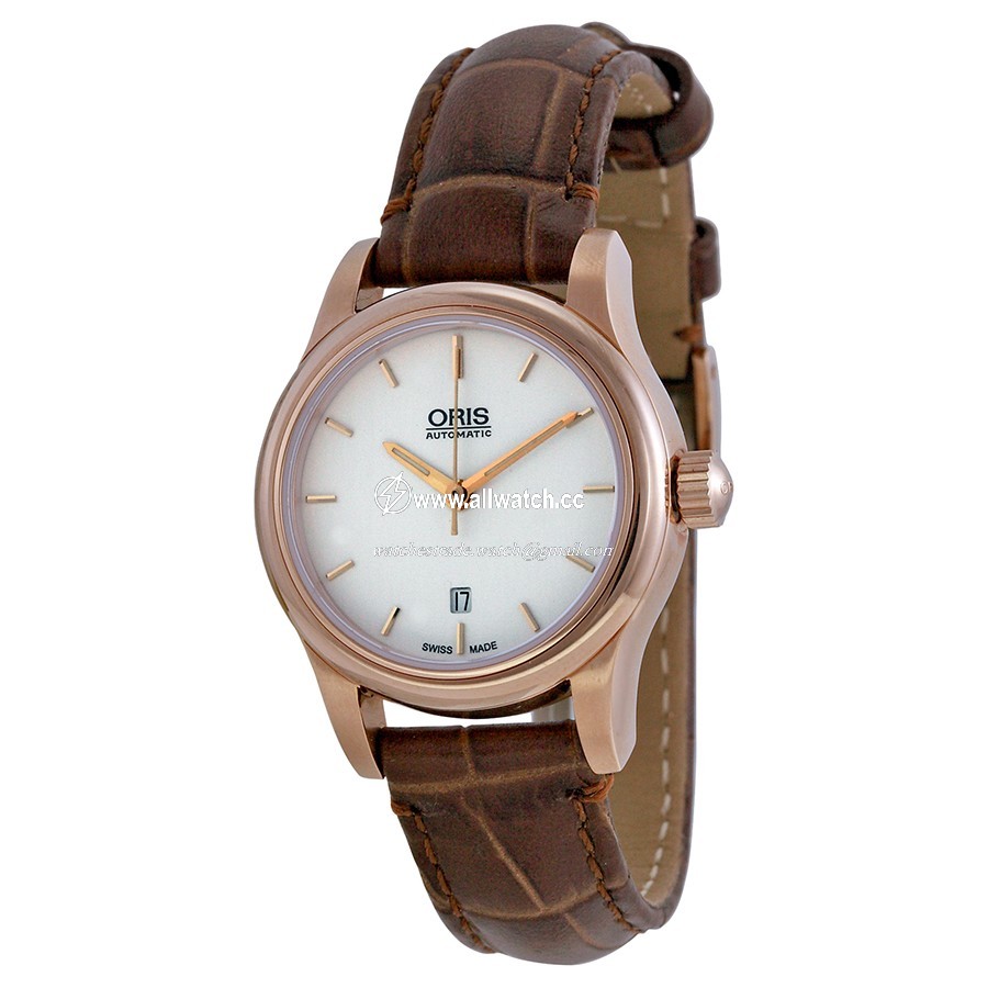 Oris 01 561 7650 4851 07 6 14 10 Classic Ladies Automatic Rose Gold PVD Stainless Steel