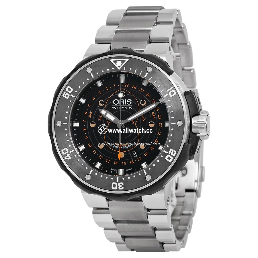 Oris 01 761 7682 7134-Set Pro Diver Mens Automatic Titanium